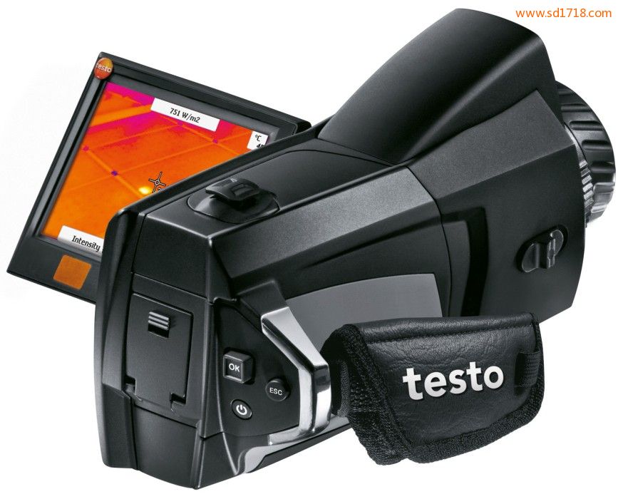 可旋轉(zhuǎn)顯示屏的紅外熱像儀testo 876 pro